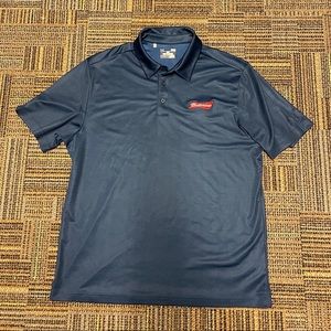 Under Armor Budweiser Golf Shirt Large